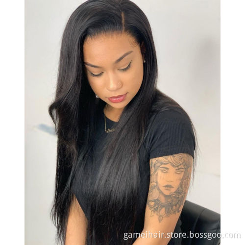 wholesale Transparent Lace Wig Human Hair Lace Front Human Hair Wigs For Black Women 100% Brazilian Virgin Human Hair Lace Wig
